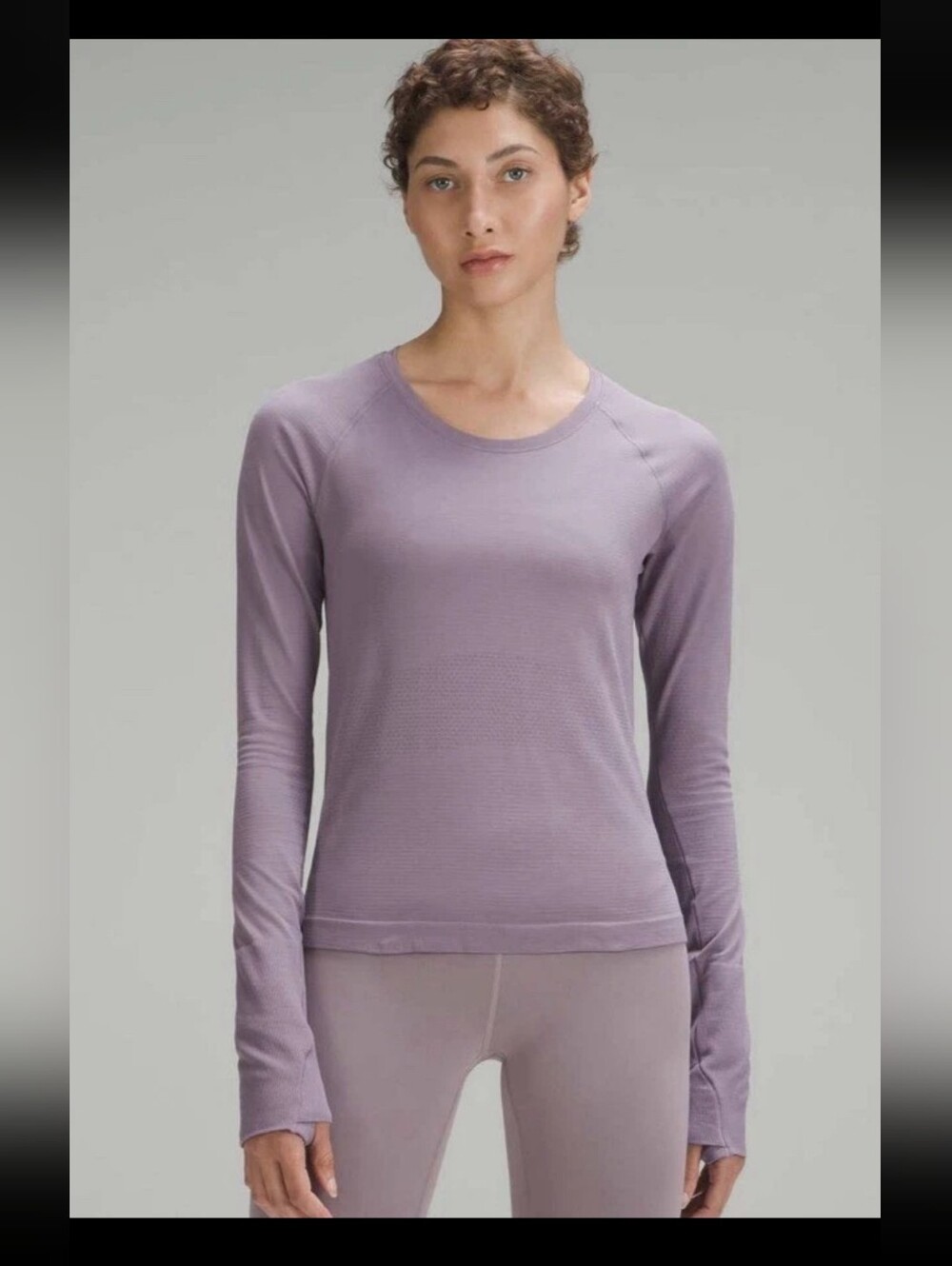 Lululemon Swiftly Tech Long-Sleeve Seamless Top, Size 4